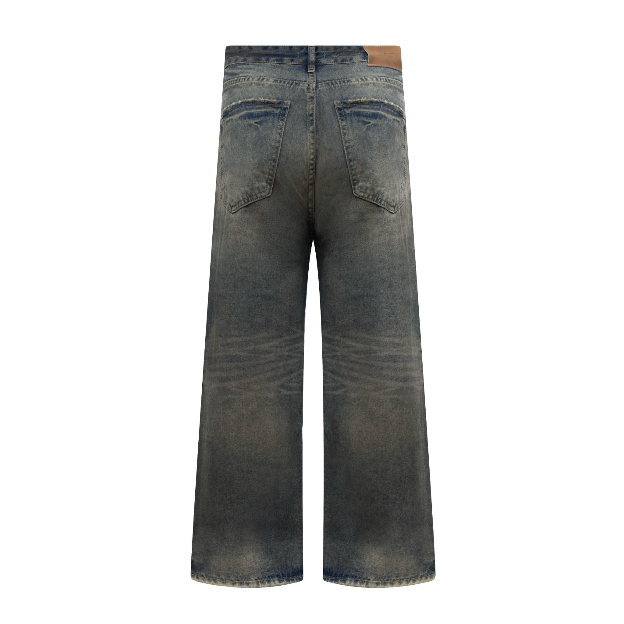 Straight Denim Baggy Jeans - Dusk Blue