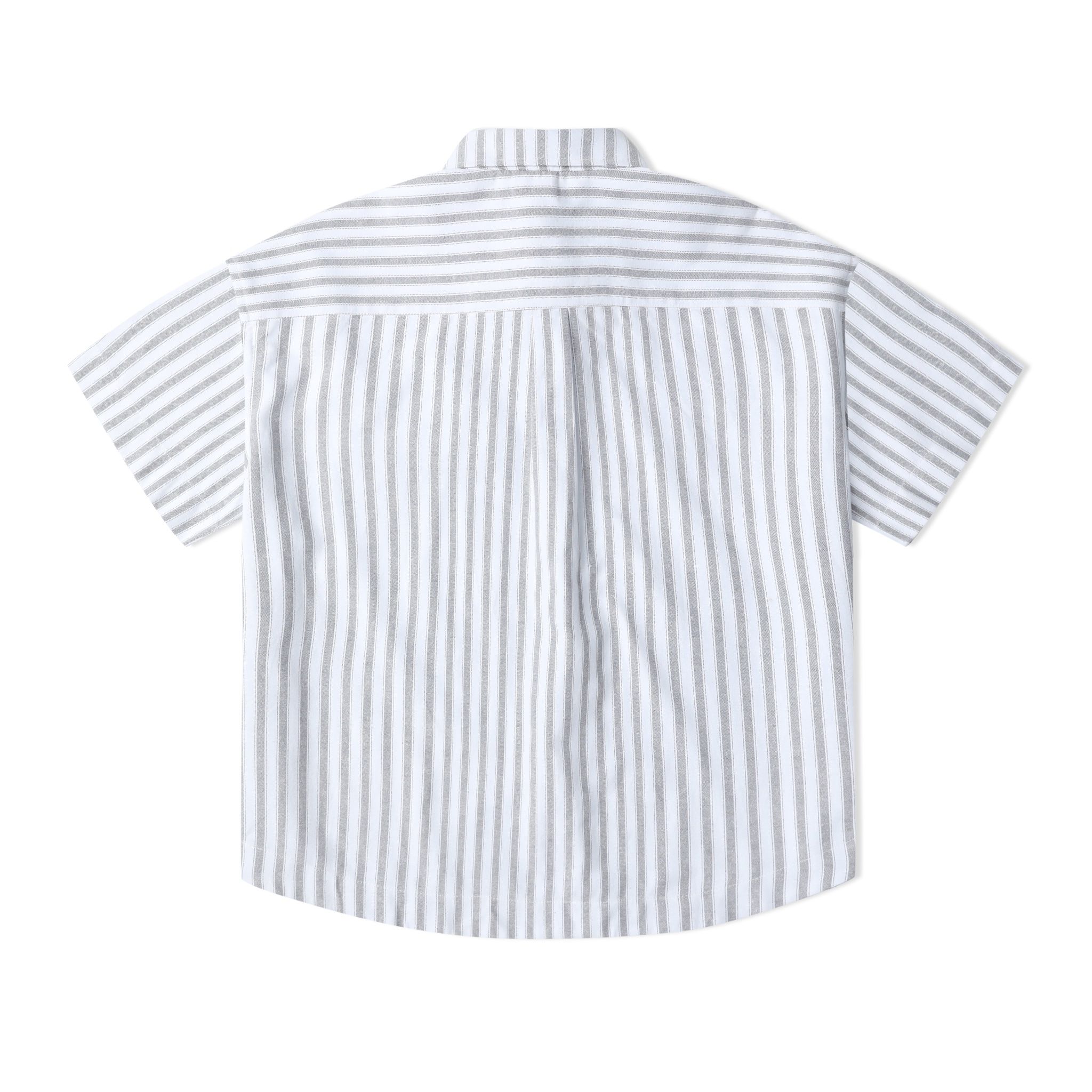 AB OXFORD STRIPED SHIRT - Grey