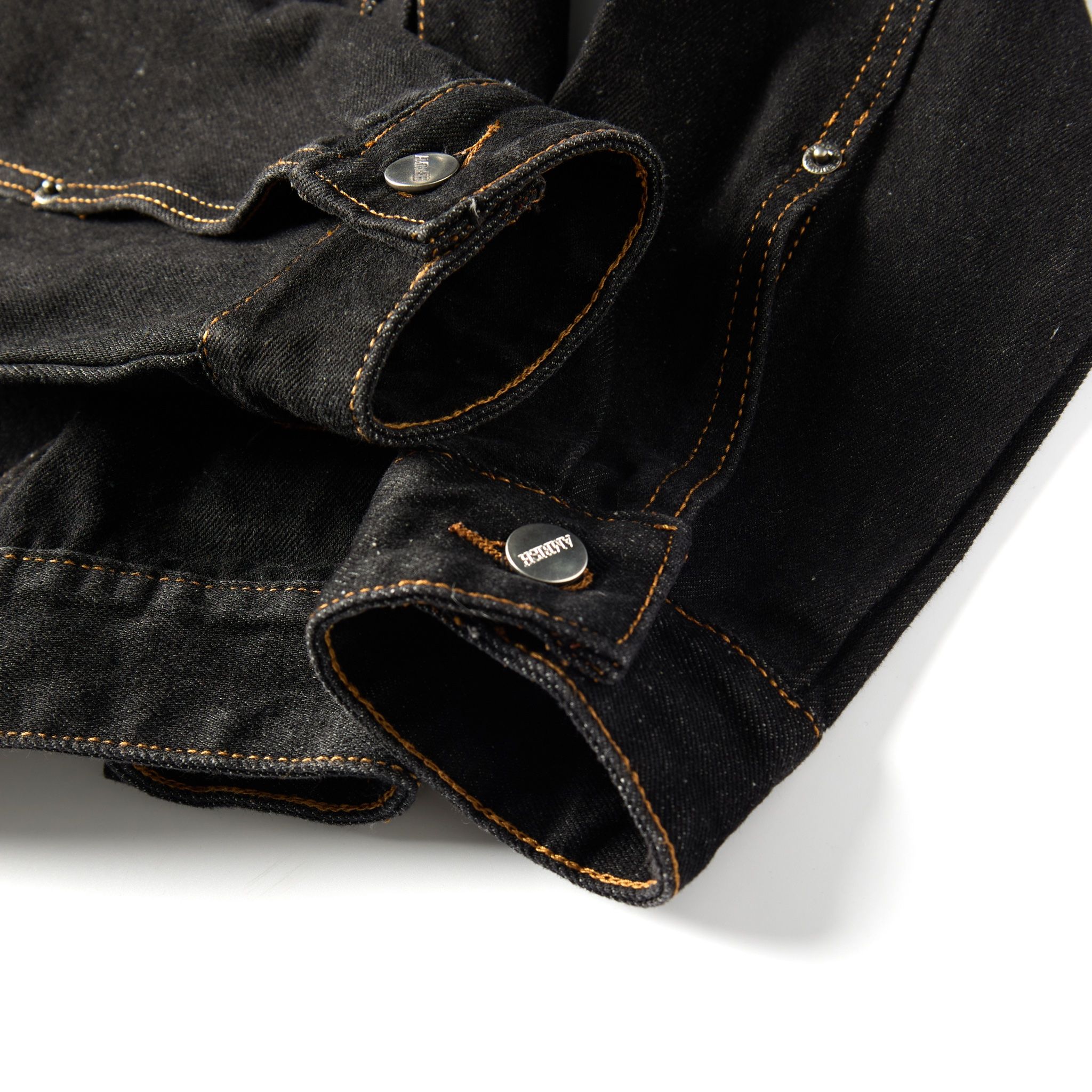 Trucker Denim Jacket - Raw Black