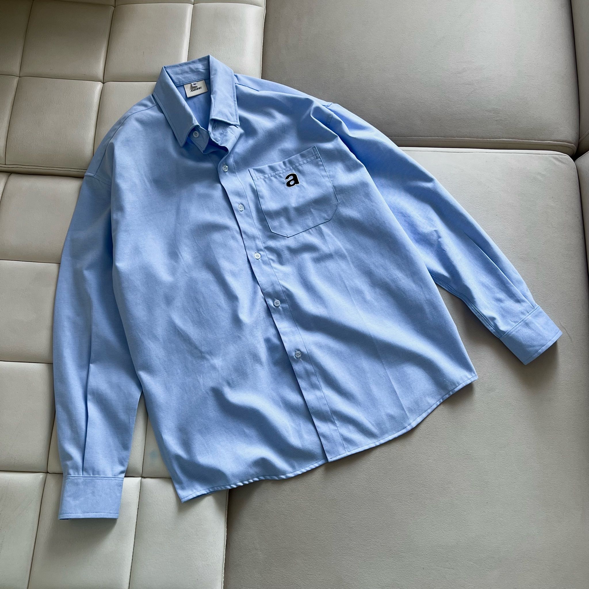Premium Oxford Shirt -Blue