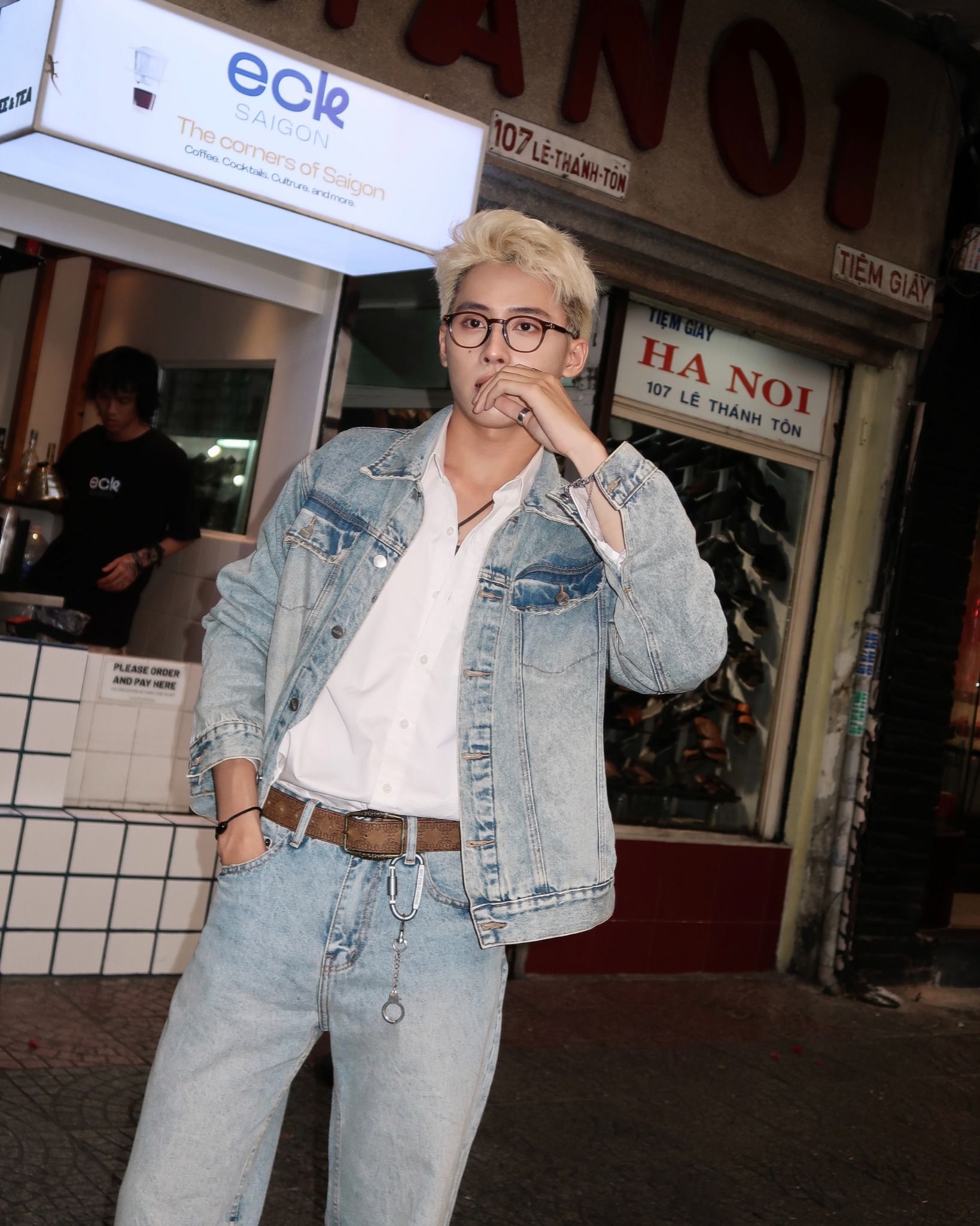 Regular Denim Jacket - Core Blue