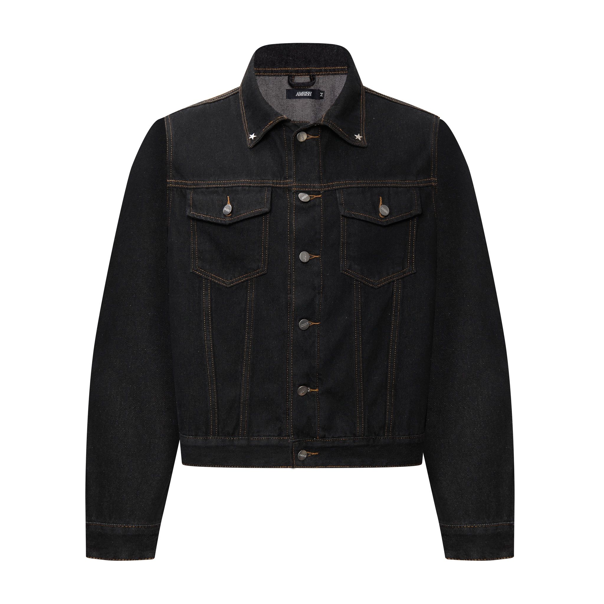 Trucker Denim Jacket - Raw Black