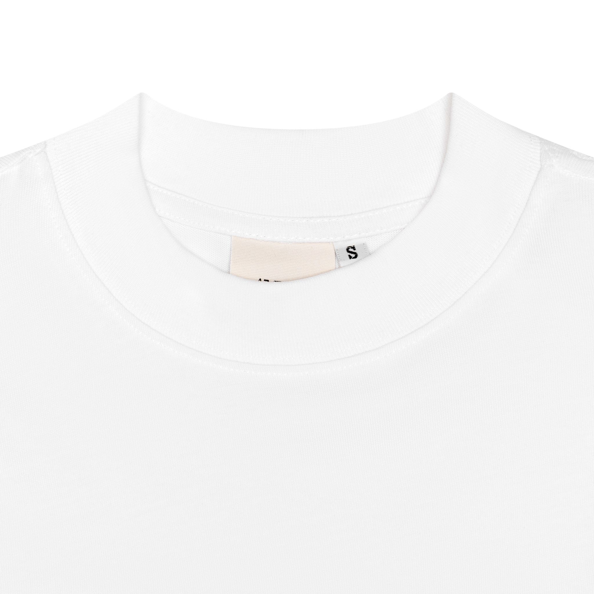 Embroidery Pocket TShirt - White