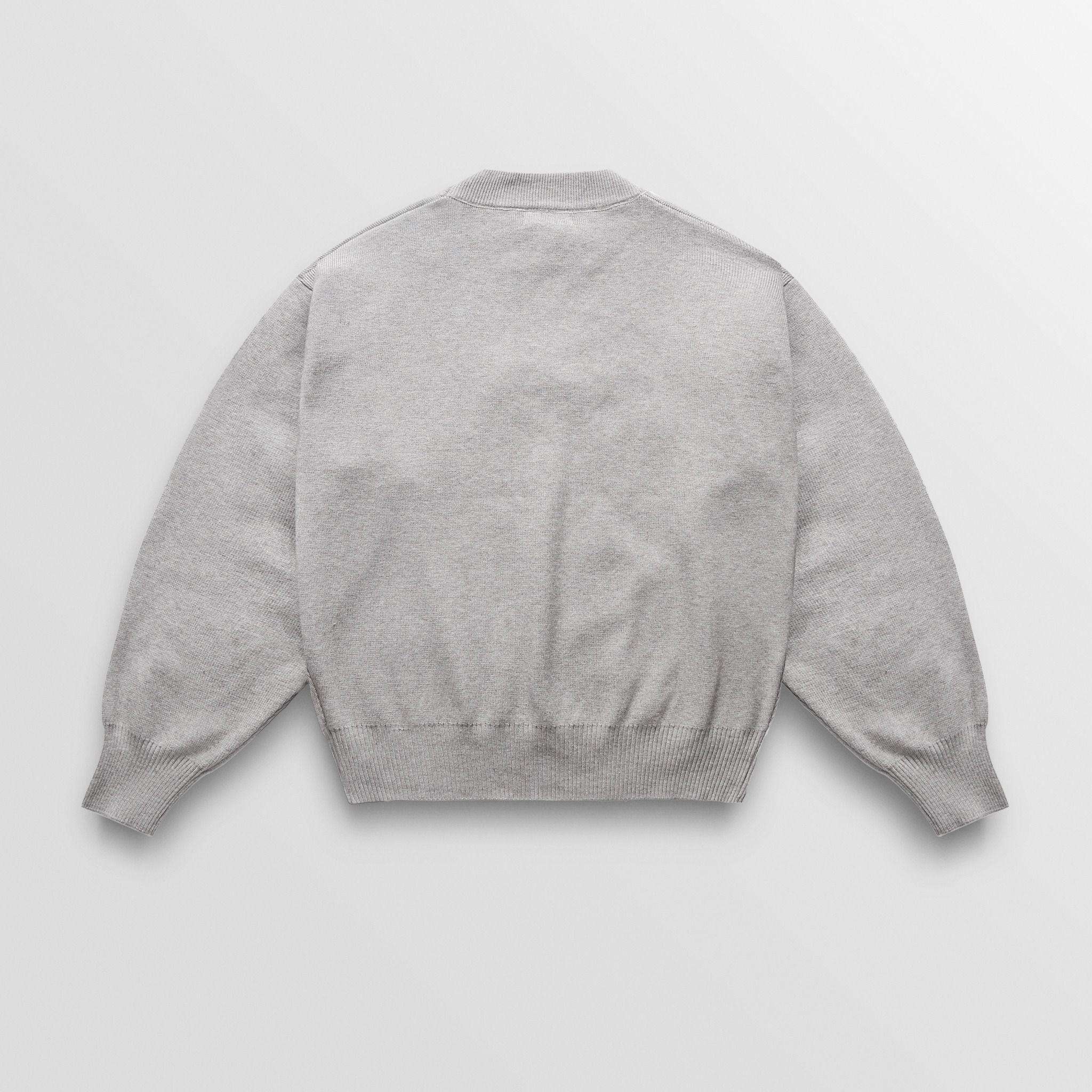 AB WOOL KNIT SWEATER - GREY
