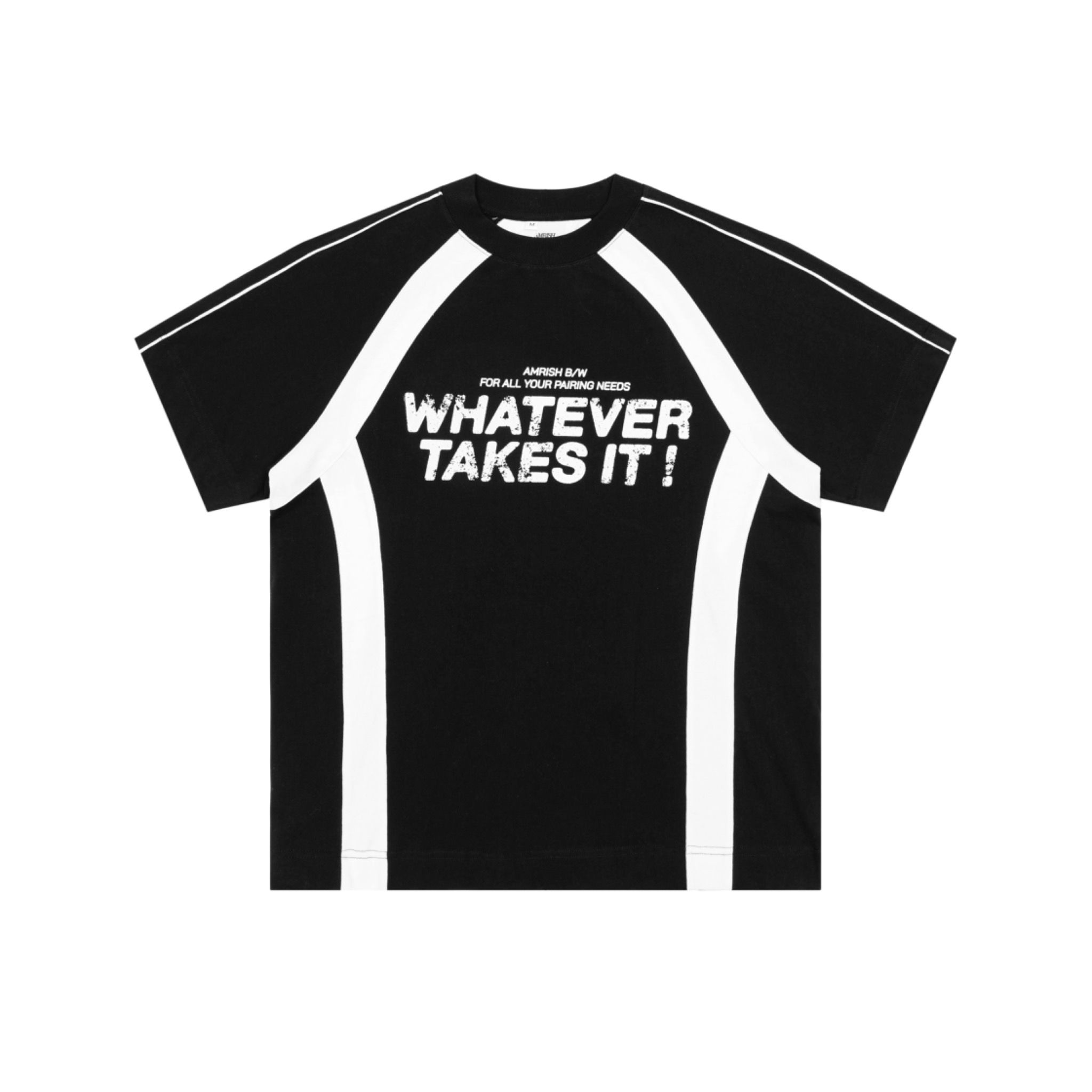 Whatever Raglan Boxy TShirt - Black