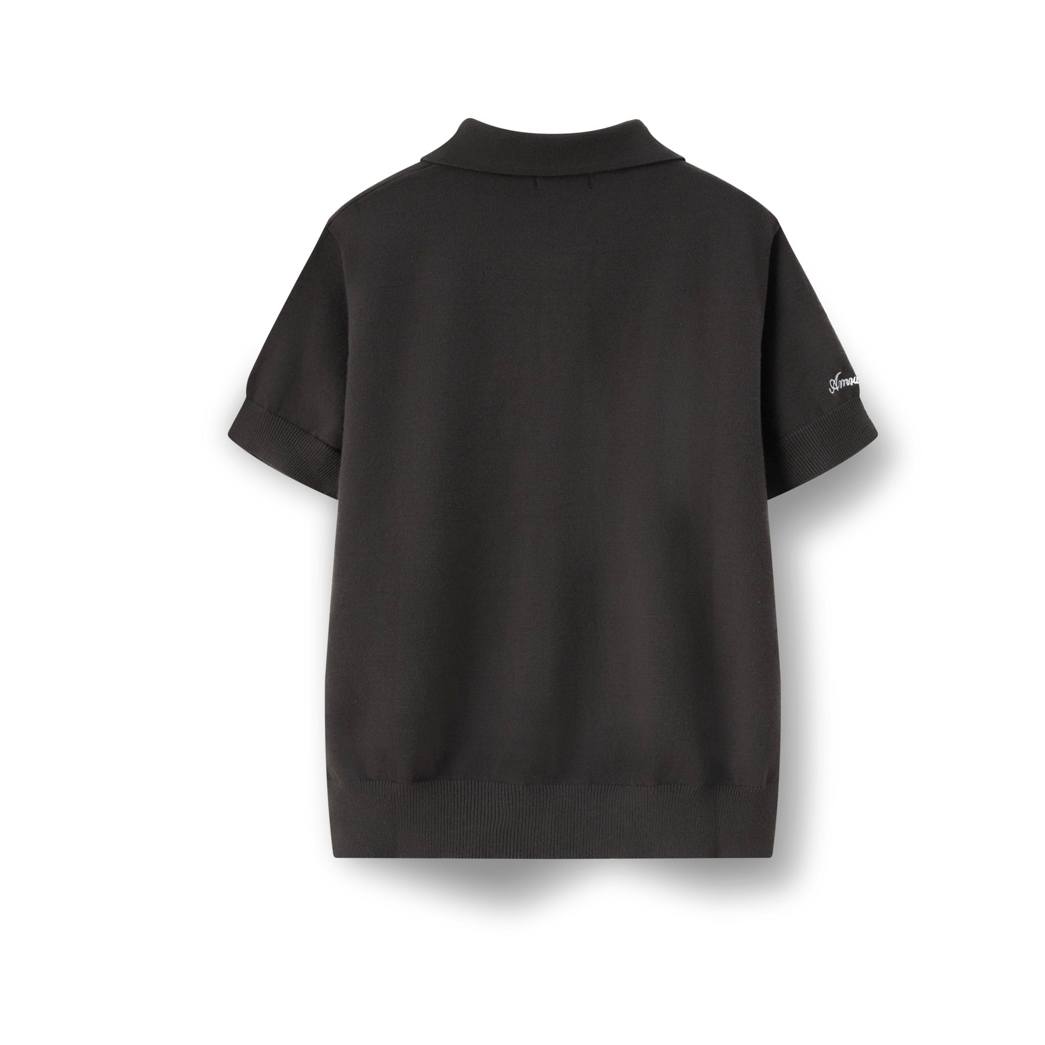 AB* WOOL KNIT SHIRT - DARK GREY