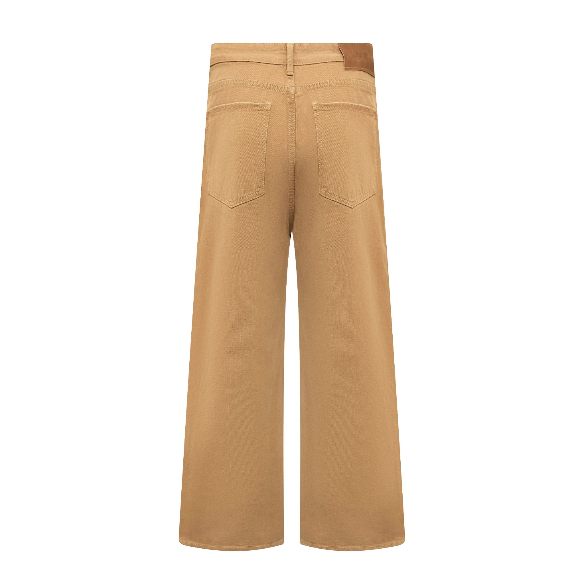 Straight Denim Baggy Jeans - Brown