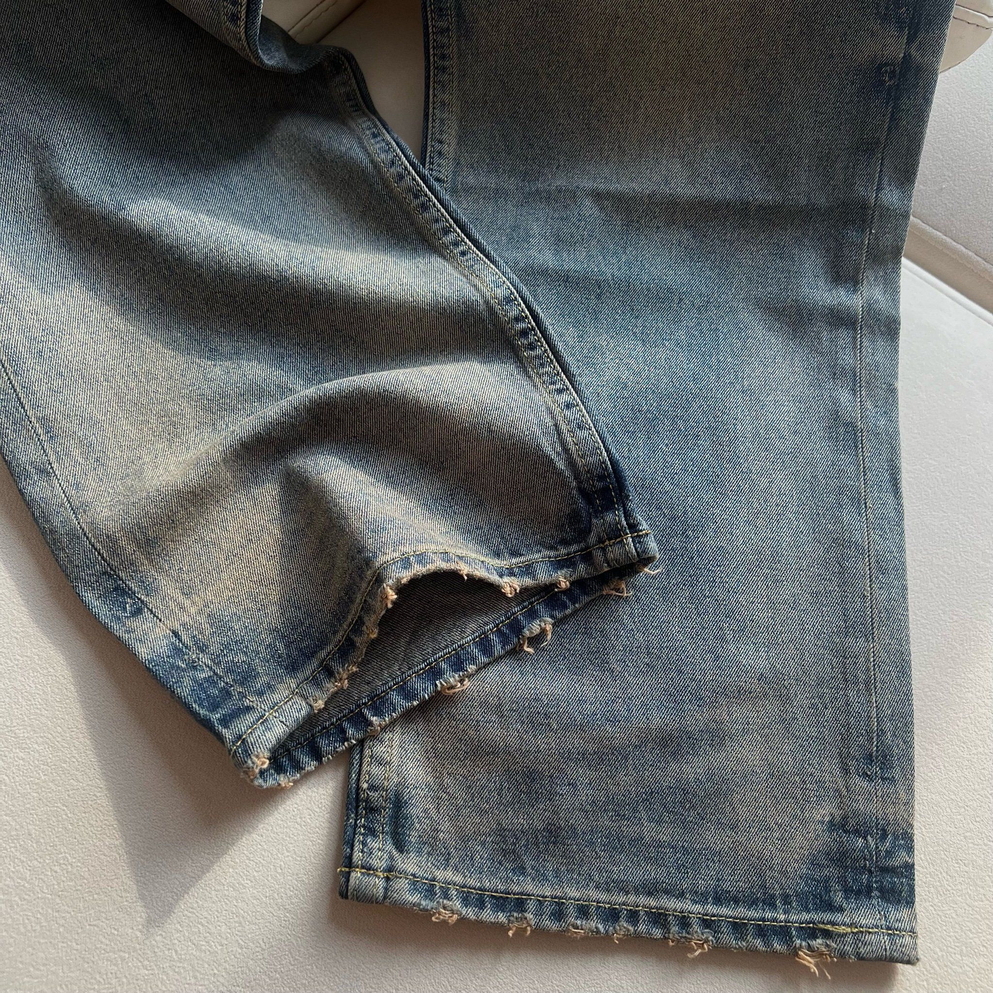 Straight Denim Baggy Jeans - Dusk Blue