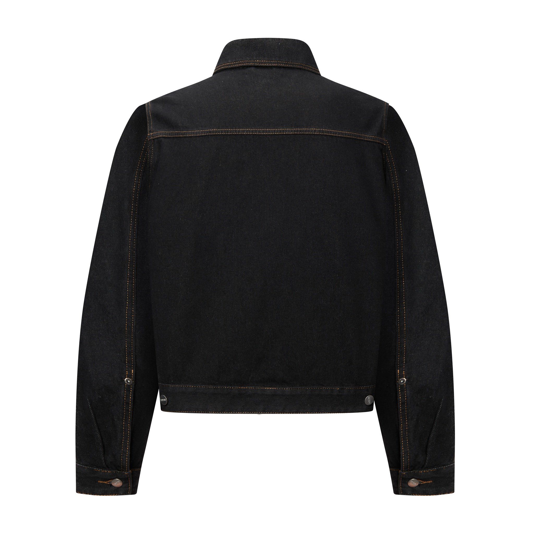 Trucker Denim Jacket - Raw Black