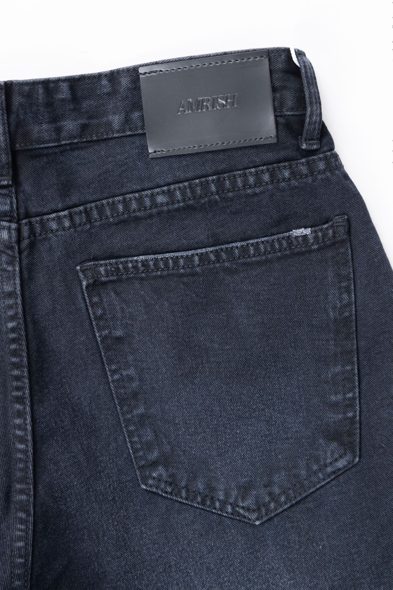 Wide Leg Baggy Jeans - Core Black
