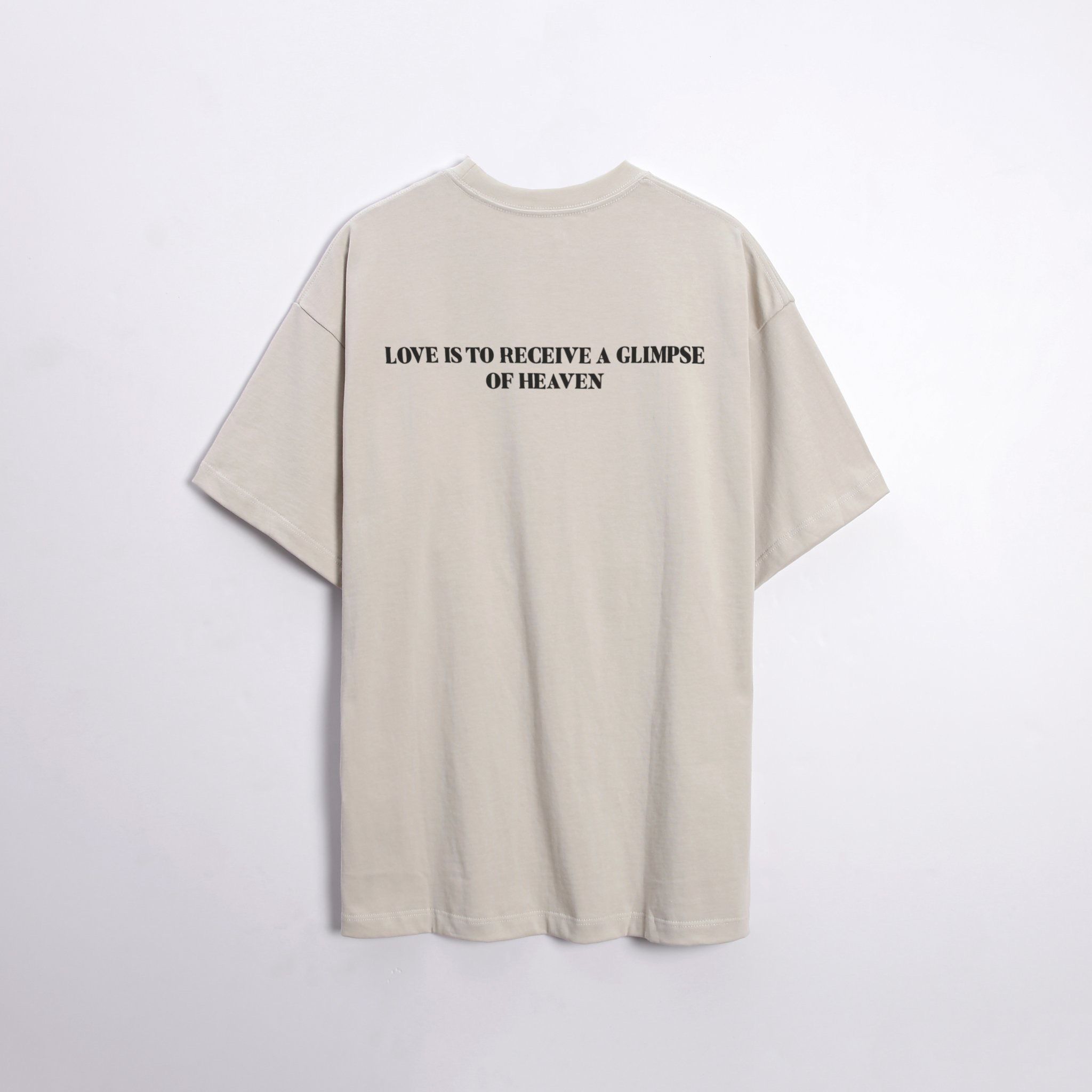 Skull Love Embroidery TShirt - Smoke Grey