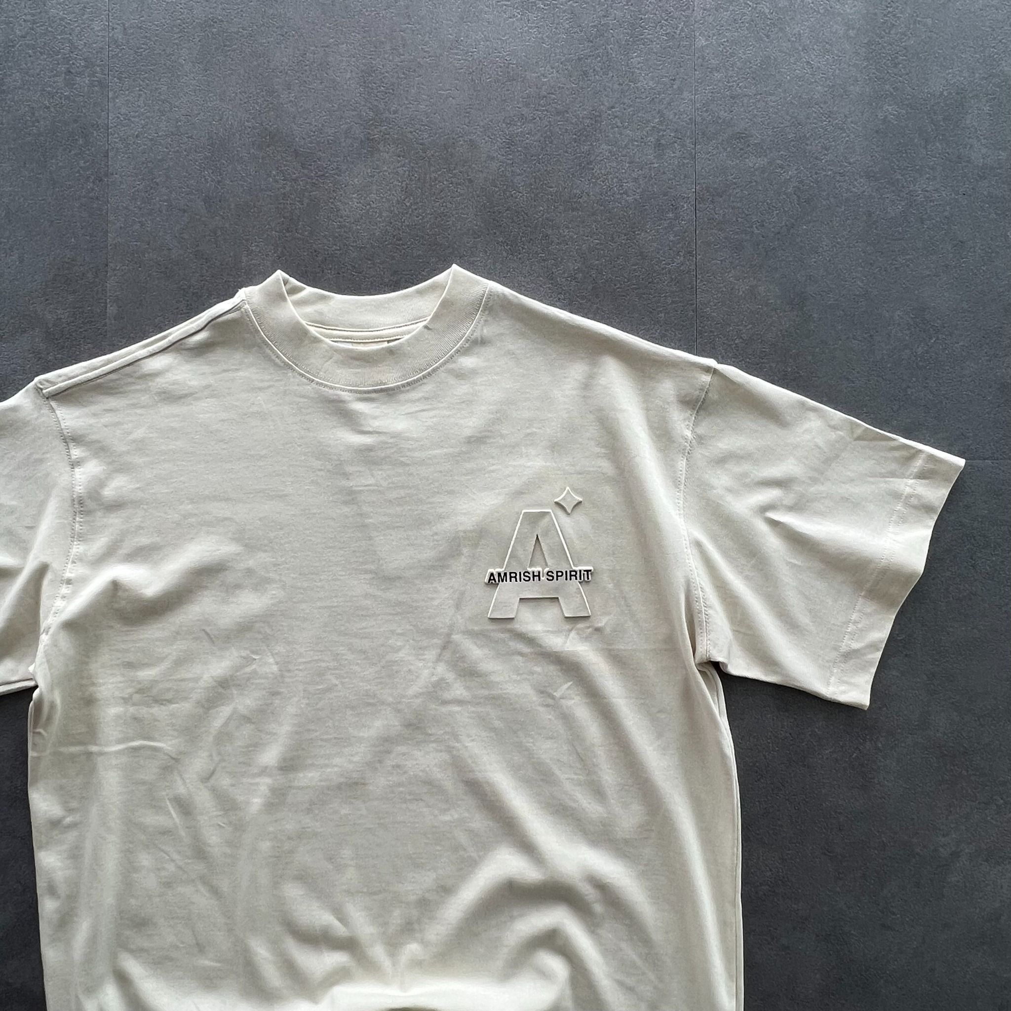 AVERAGE EMBOSS TShirt - Coconut Milk