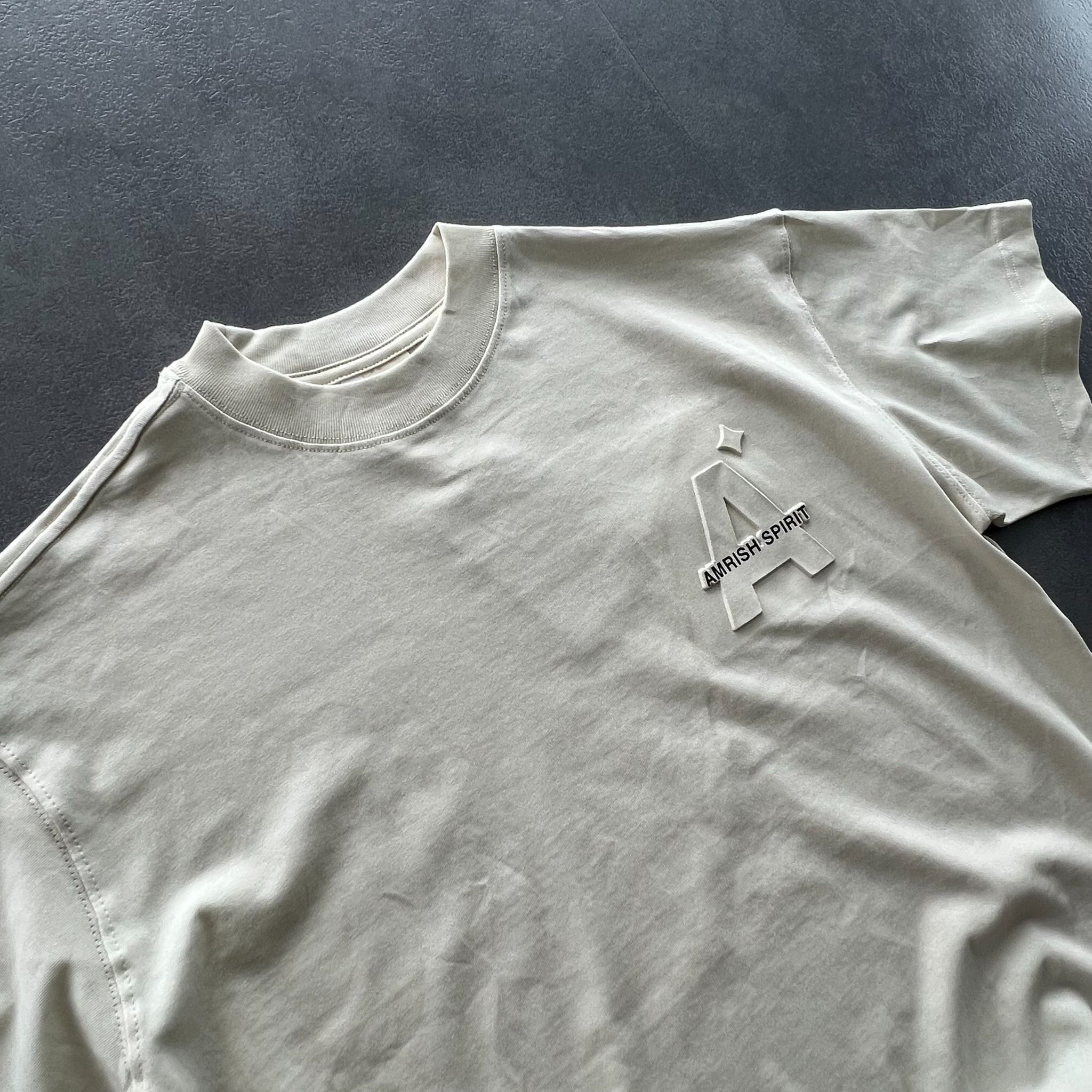 AVERAGE EMBOSS TShirt - Coconut Milk