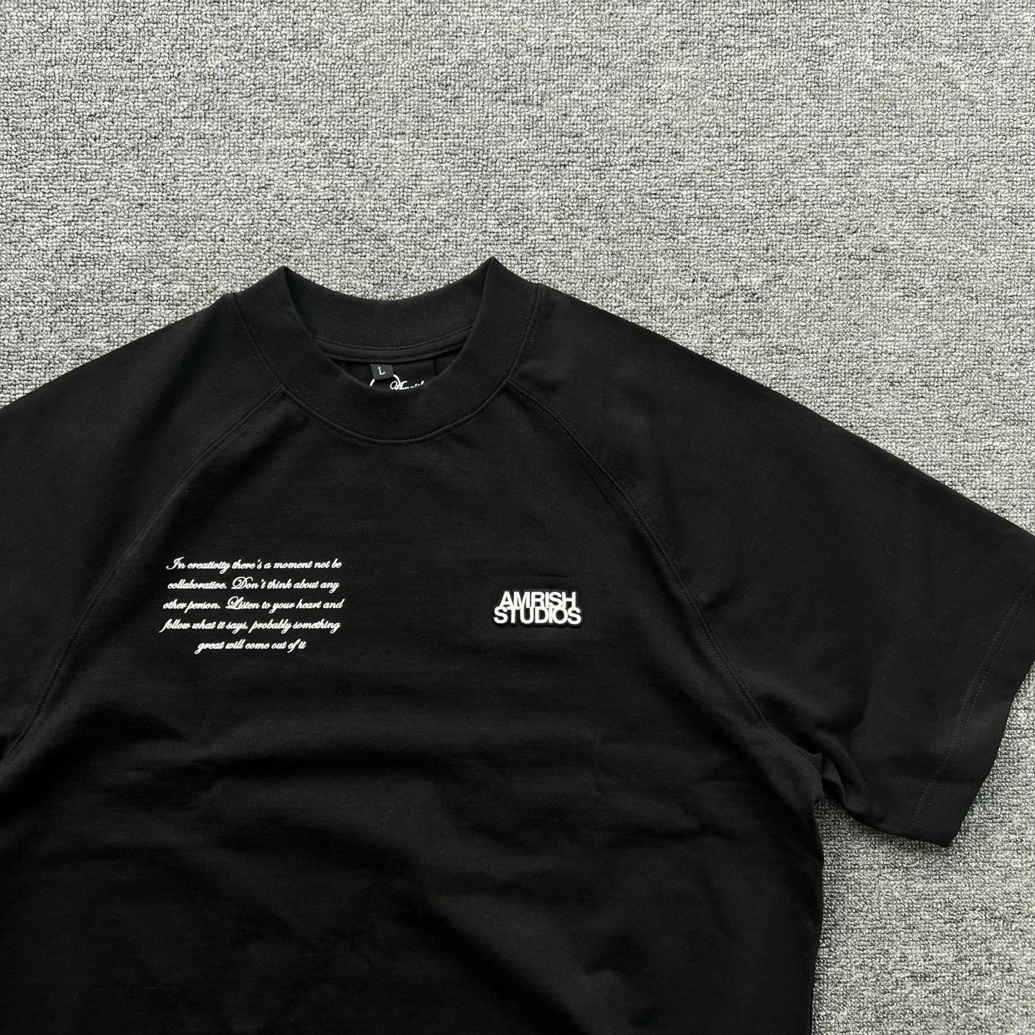 MOODBOARD Boxy Raglan TShirt - Black