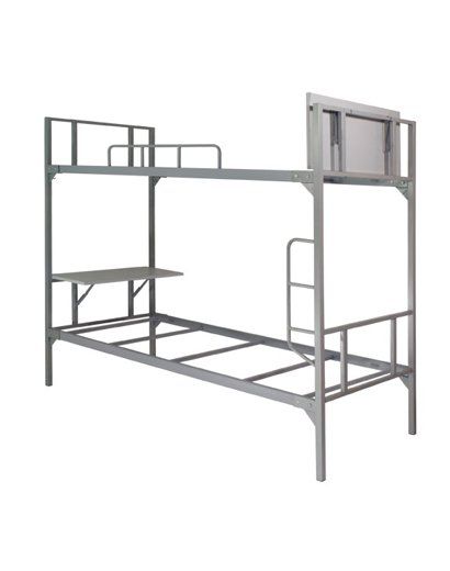 NỘI THẤT 190 Giường sắt JS-2T-B -Ghi giá sách