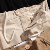 Quần Khaki Nam Trơn Ống Rộng Form Wide Leg 2401022