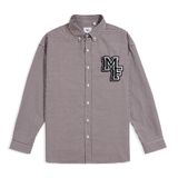 Áo Sơ Mi Tay Dài Cotton Caro Form Oversize 2311024