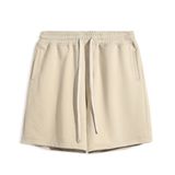 Quần Short Cotton Trơn Form Regular 2412011
