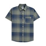 Áo Sơ Mi Tay Ngắn Cotton Caro Form Regular 2412004