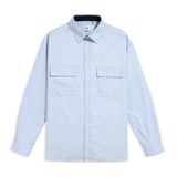 Áo Sơ Mi Tay Dài Cotton Trơn Form Oversize 2311022