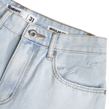 Quần Short Jean Rách Form Regular Fit 2311018