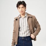 Áo Sơ Mi Tay Dài Line Cổ Chui Form Regular 2311002