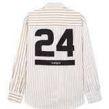 Áo Sơ Mi Nam Tay Dài Cotton Sọc 2312022