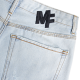 Quần Short Jean Rách Form Regular Fit 2311018