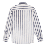 Áo Sơ Mi Nam Tay Dài Linen Họa Tiết Kẻ Form Regular 2302019