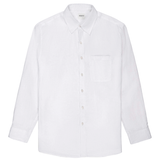 Áo Sơ Mi Nam Tay Dài Linen Họa Tiết Kẻ Form Regular 2302018-18-Reg