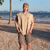 Áo Ba lỗ Nam Cotton In Form Oversize 2310043