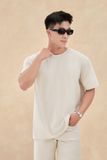 Áo Thun Nam Cotton Trơn Basic Form Oversize 2405051