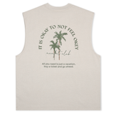 Áo Ba lỗ Nam Cotton In Form Oversize 2310043