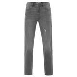 Quần Jean Nam Rách Wash Loang Màu Form Rgular 2404002