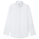 Áo Sơ Mi Nam Tay Dài Cotton Trơn Form Slimfit 2309002-25-Slim