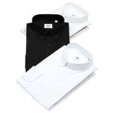 Áo Sơ Mi Nam Tay Dài Cotton Trơn Form Slimfit 2309002-25-Slim
