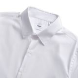Áo Sơ Mi Tay Dài Cotton Cổ Nhọn Form Slim Fit 2311026