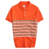 Áo Polo Nam Cotton Họa Tiết Form Slimfit 2204005-AT