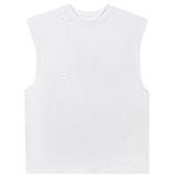 Áo Ba Lỗ Nam Cotton Rách Form Oversize 2306004