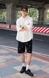 Áo Sơ Mi Tay Dài Cotton Thêu Form Oversize 2411012