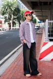 Quần Dài Jean Nam Thêu Form Wide Legs 2401012
