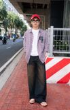 Quần Dài Jean Nam Thêu Form Wide Legs 2401012