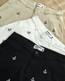 Quần Short Cotton Thêu Form Slimfit 2409002