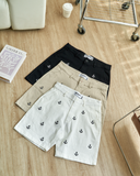 Quần Short Cotton Thêu Form Slimfit 2409002
