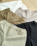 Quần Short Cotton Trơn Form Slimfit 2410001