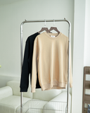 Áo Bộ Sweater Cotton Trơn Form Regular 2412013 AB