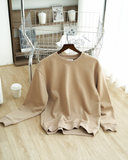 Áo Bộ Sweater Cotton Trơn Form Regular 2412013 AB