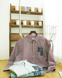 Áo Sơ Mi Tay Dài Cotton Caro Form Oversize 2311024