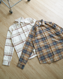 Áo Sơ Mi Tay Dài Cotton Caro Form Regular 2412002