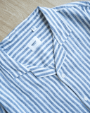 Áo Sơ Mi Tay Ngắn Linen Kẻ sọc Form Regular 2409008